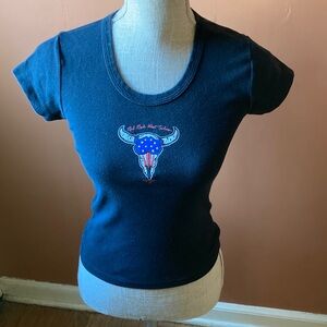 As Tees Women's Black Graphic Tee